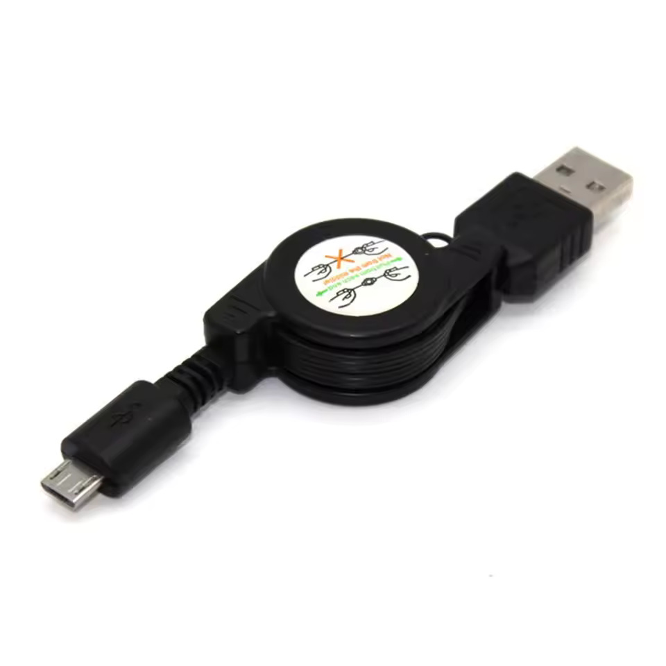 roll-in USB töltőkábel Type micro-b