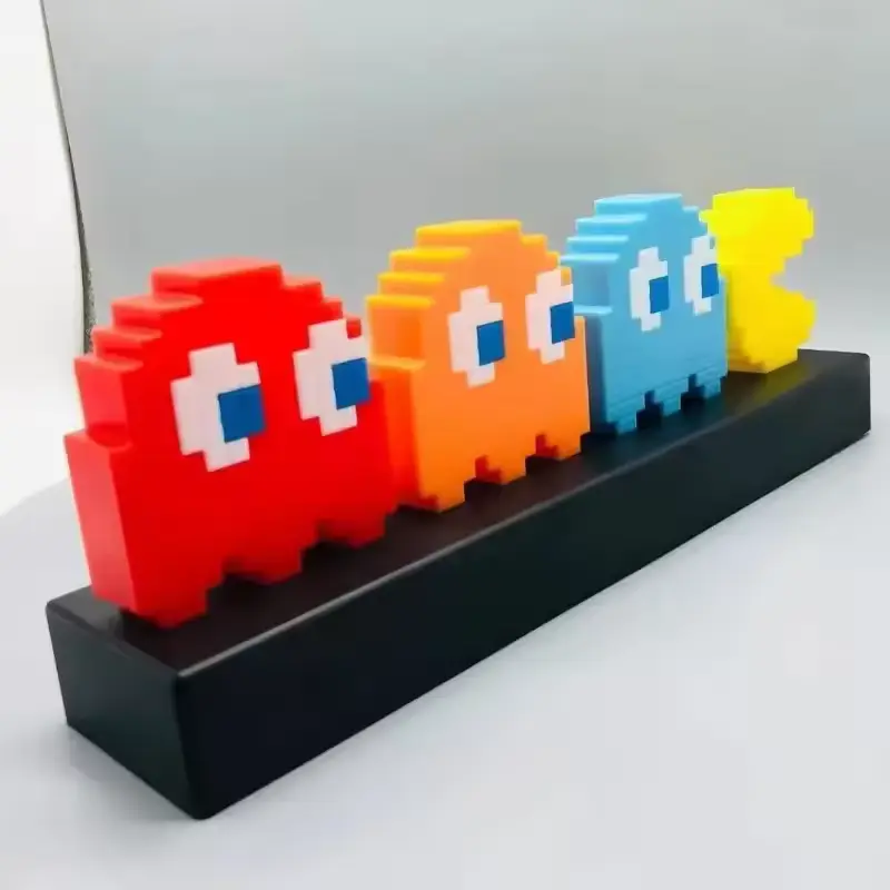Pacman színes asztali lámpa 