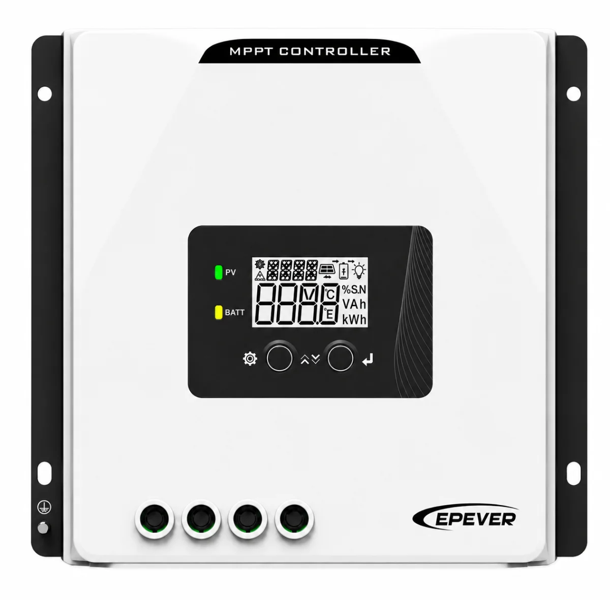 EPEVER MPPT TRC3210-IRR 30A töltésvezérlő szemből 